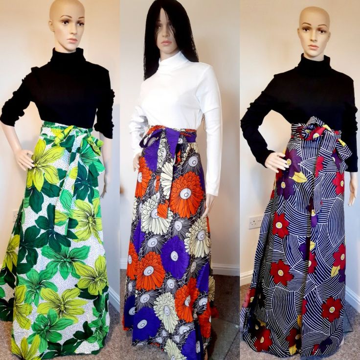 Ankara Wrap Skirt, Cute Maxi Skirts, African Skirt, Ankara Skirts, Nigerian Outfits, Unique Skirts, African Skirts, Ankara Fashion, Wrap Skirts