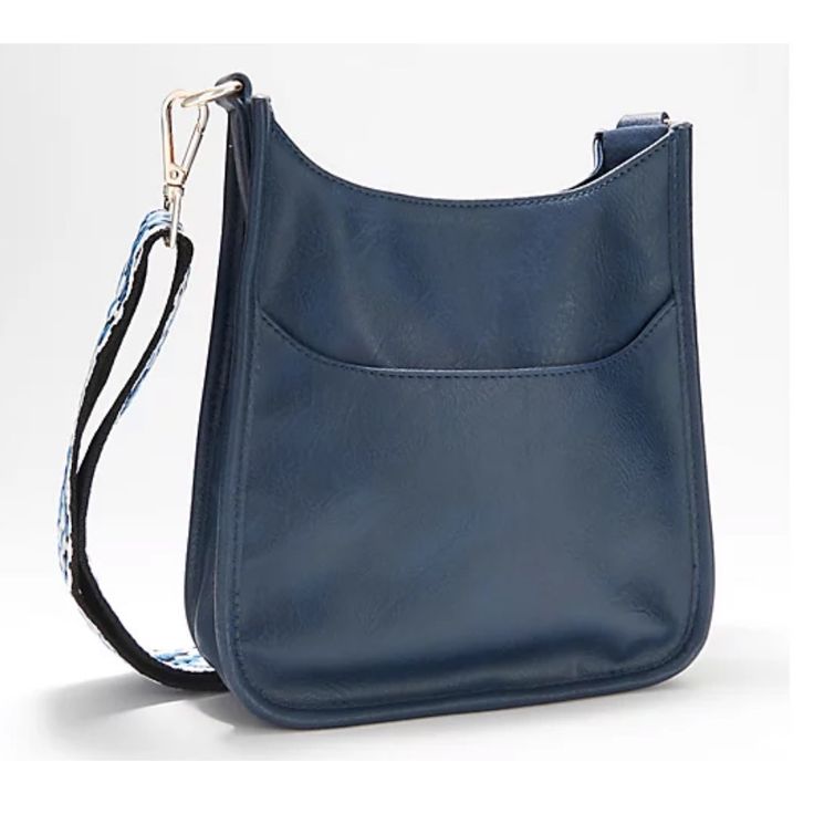 Nwt ~ Navy Blue Crossbody Includes Interchangeable Embroidered Strap Magnetic Snap Closure Inside Pockets (See Pics) Exterior Slip Pocket Hands-Free Crossbody Selling Because I Prefer Larger Bags Faux Leather Crossbody Smoke-Free / Pet-Free Home Blue Crossbody Hobo Bag, Blue Crossbody Hobo Bag For Errands, Navy Crossbody Shoulder Bag With Detachable Strap, Chic Navy Crossbody Bag, Navy Crossbody Shoulder Bag With Removable Pouch, Chic Blue Shoulder Bag With Cell Phone Pocket, Chic Navy Shoulder Bag With Adjustable Strap, Navy Crossbody Bag With Removable Pouch, Navy Crossbody Shoulder Bag For On-the-go