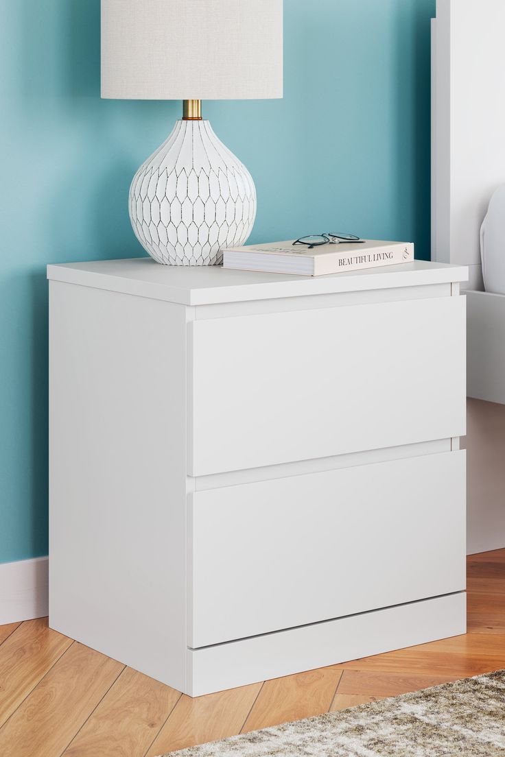 Onita White Nightstand - Ornate Home Teen Dresser, Boys Bedroom Furniture, Nursery Furniture Collections, Bedside Essentials, Rocking Chair Nursery, White Nightstand, White Side Tables, Ornate Furniture, Room Redo