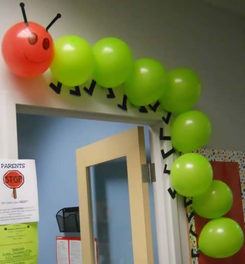 an image of a very cute ladybug balloon decoration on the facebook page for someone's birthday