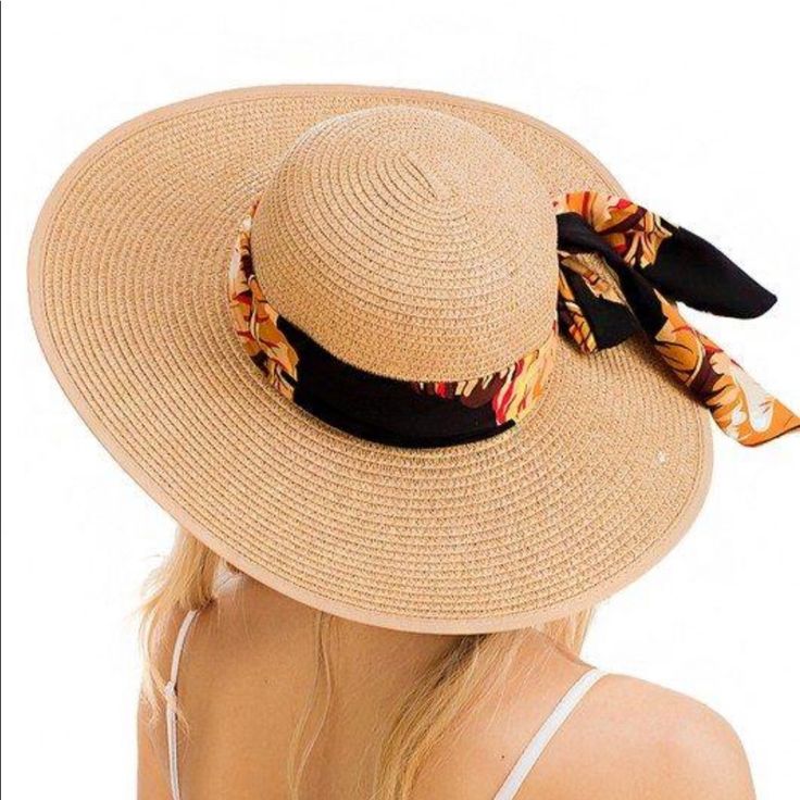 Soft & Lightweight Wide Brim Design Sun Shielding Foldable Made In China Beige Boater Hat For Beach Season Vacation, Beige Boater Hat For Beach Vacation, Lightweight Beachy Hat For Day Out, Summer Lightweight Boater Hat For Day Out, Trendy Beige Boater Hat For Vacation, Vacation Straw Hat For Day Out, Adjustable Straw Hat For Beachwear And Day Out, Adjustable Straw Hat For Beach Day Out, Lightweight Hats For Day Out And Vacation