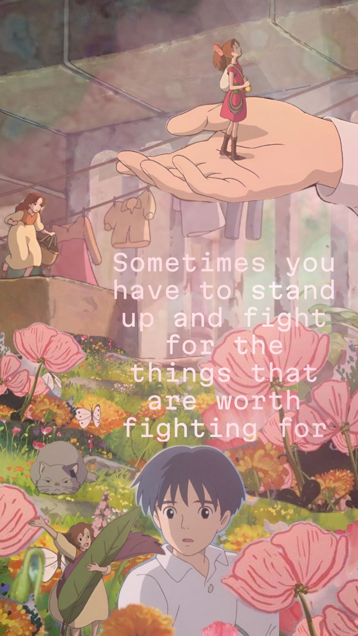 #arrietty #secret #world #secretworldofarrietty #borrowers #ghibli #studioghibli #anime #art #collage #nature #cat #pink #flowers #pinkflowers #smol #small #fyp #f4f #quote #aesthetic #pretty Ghibli Quotes Aesthetic, Ghibli Quotes, Ashes Of Roses, Collage Nature, Secret World Of Arrietty, Aesthetic Pretty, Quotes Aesthetic, Art Collage, Quote Aesthetic