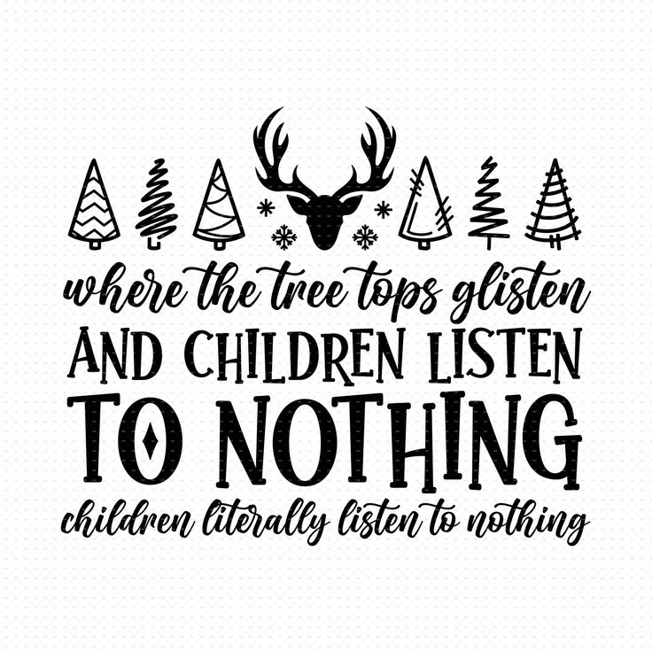 a black and white print with the words, where the top tips given and children listen to nothing