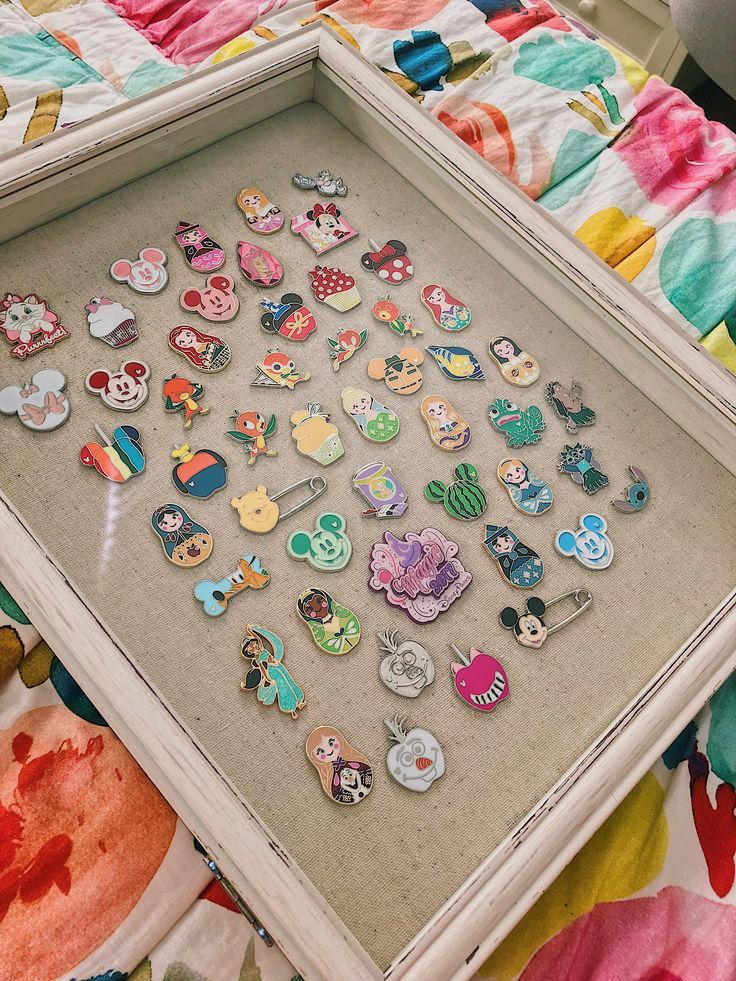 there are many pins in the shadow box