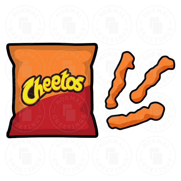 a bag of cheetos sitting next to some fried food