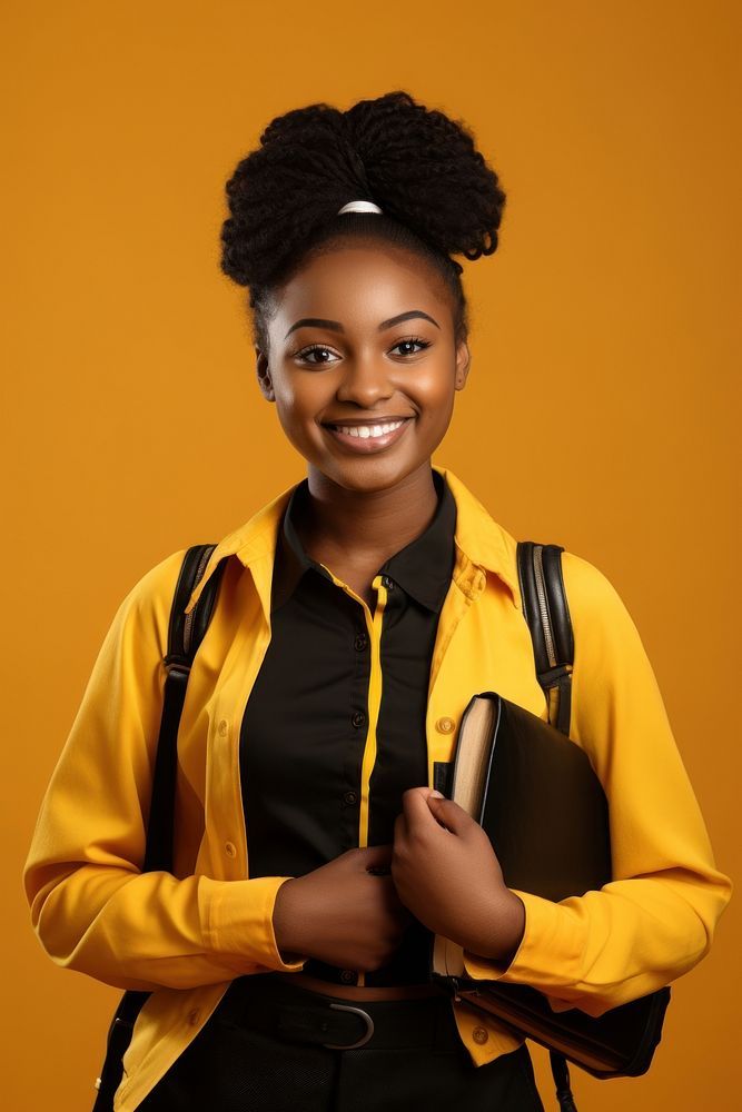 African student portrait smile photo. AI generated Image by rawpixel. | premium image by rawpixel.com / Ling Student Portrait, Happy Black Woman, African Background, Student Poster, Stock Photos People, Portrait Smile, Writing Exercise, Student Images, Black Woman Afro