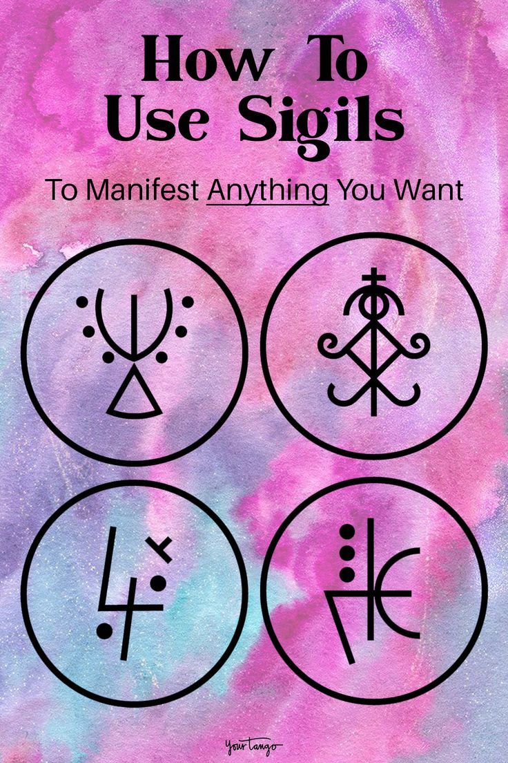 There are many different manifestation techniques you can use. For those who are hands-on, sigils may be the way to make the most of the law of attraction. Sigil Symbols, Protection Sigils, Healing Symbols, Chaos Magick, Good Luck Spells, Magick Symbols, Sigil Tattoo, Luck Spells, Magic Spell Book