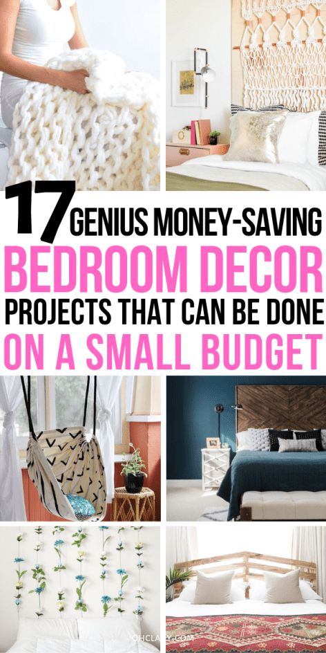 the top ten genius money saving bedroom decor projects that can be done on a small budget