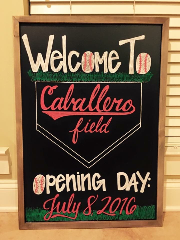 a sign that says welcome to calalleros field opening day july 8, 2010