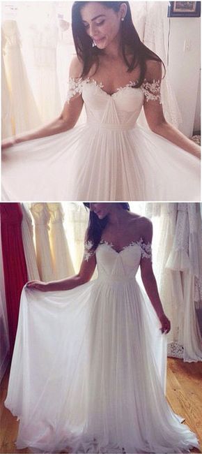 two pictures of a woman in a wedding dress