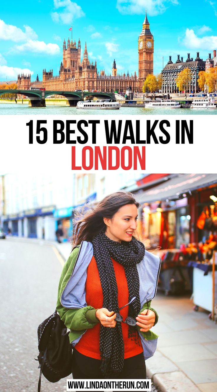 15 Best Walks in London Walking London, London Walks, Walking Guide, What To Do In London, Road Trip Uk, Best Markets In London, London September, London Walking Tours, London England Travel