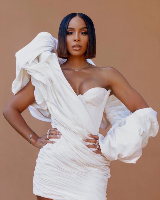 Kelly Rowland Makeup, Roc Nation Brunch, Kelly Rowland Style, Roc Nation, 30th Bday, Munaluchi Bride, Hacks Clothes, Kelly Rowland, White Short Dress