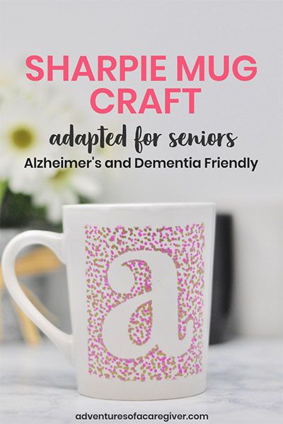 a coffee cup with the number eighteen on it and text shapped mug craft adapted for seniors