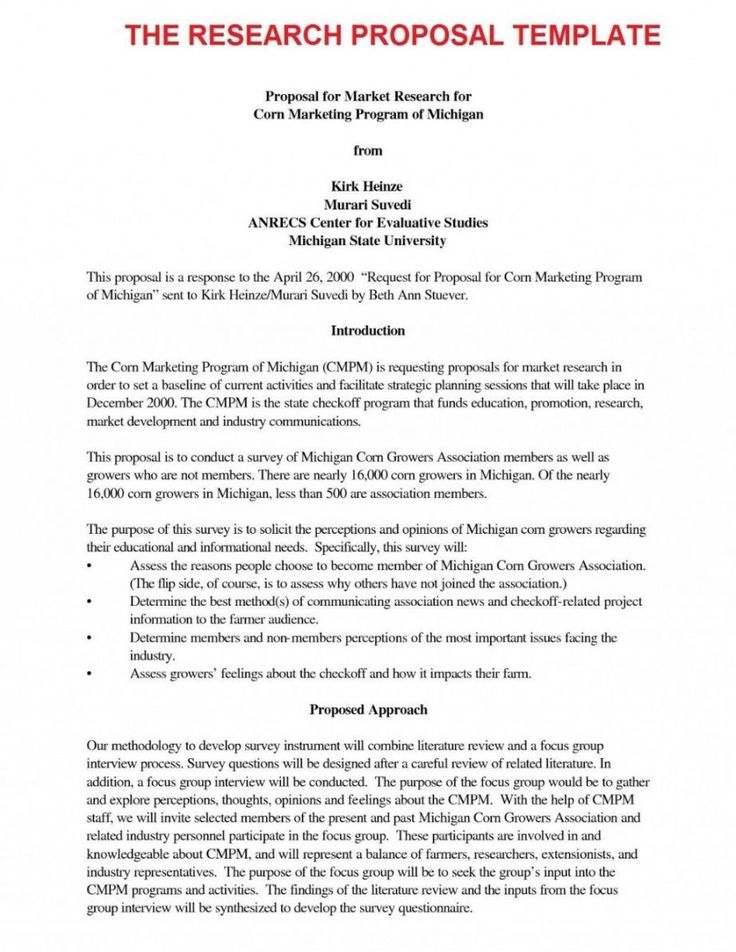 the research proposal is shown in this document