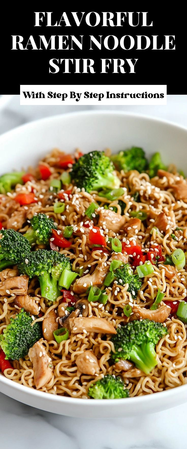 Image for Flavorful Ramen Noodle Stir Fry Veggie Ramen Noodle Recipes, Quick Ramen, Ramen Noodle Stir Fry, Healthy Ramen Noodles, Balance Eating, Healthy Ramen, Pork Ramen, Noodle Stir Fry, Noodles Lover