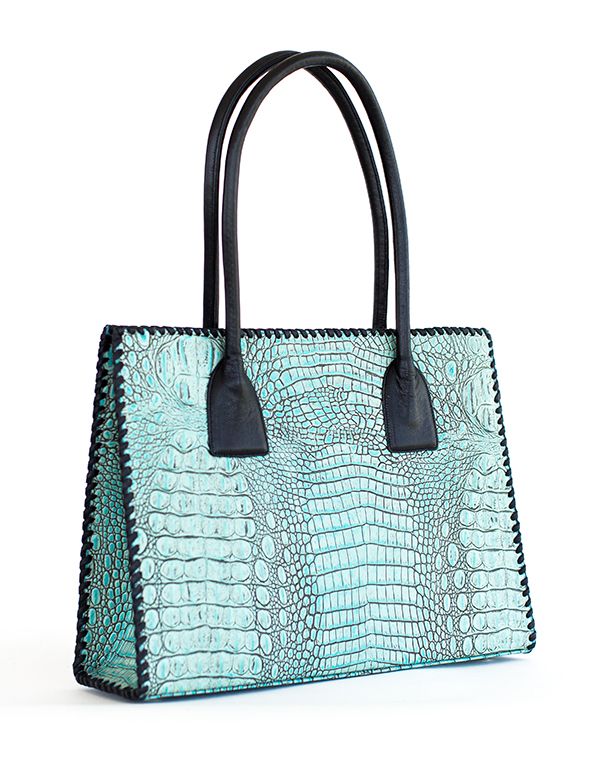 Juan Antonio Hornback Turquoise Leather Tote Turquoise Handbags, Western Handbags, Soft Leather Tote, Tooled Leather Bag, Western Purses, Turquoise Leather, Black Gloves, Christmas Is, Leather Gloves