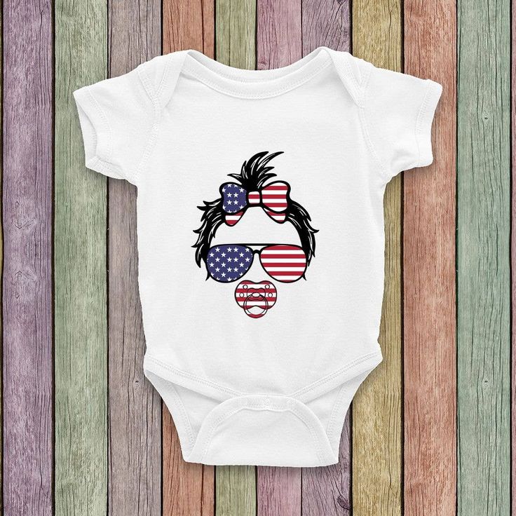 Graphic bodysuit handprinted in small batches. 100% cottonMade in United States of America Unisex Onesies, American Baby, American Pride, Boys Top, Girls Rompers, Bag Dress, Small Batches, Girl Top, States Of America