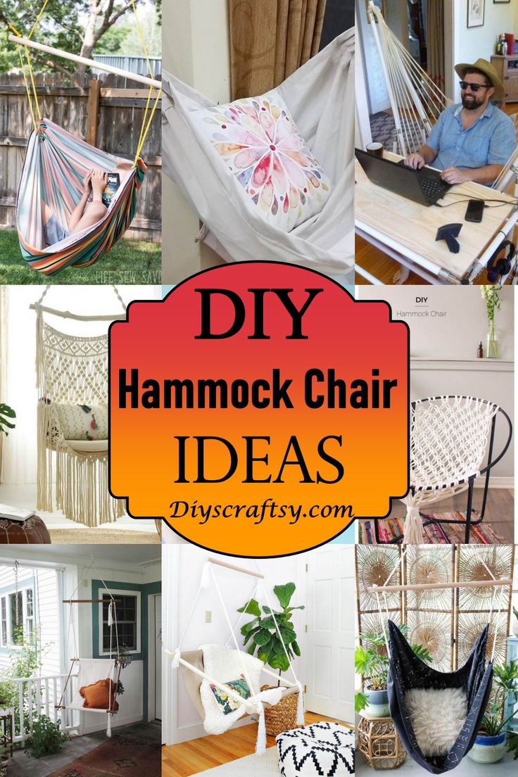 hammock chair ideas that are easy to make