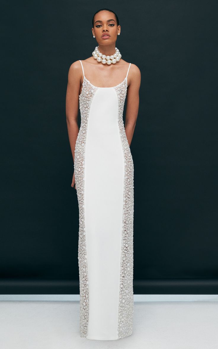 Women's Ila. Pre Fall 2024 Collection | Moda Operandi Slip Wedding Dress, Marchesa Gowns, Wedding Event Dresses, Plain Wedding Dress, Fashion Model Sketch, Silk Wedding Dress, Dream Wedding Ideas Dresses, Silk Gown, Silk Slip Dress