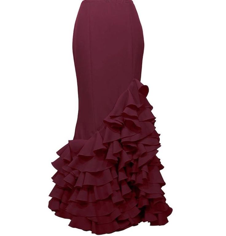 Luxury Chic Ruffle Dress With Ruffled Skirt, Luxury Ruffled Maxi Skirt For Formal Occasions, Luxury Ruffled Skirted Dresses, Cheap Flared Party Skirt, Luxury Ruffled Skirt Maxi Dress For Brunch, Cheap Party Skirt With Ruffle Hem, Luxury Maxi Dress With Ruffled Skirt For Brunch, Cheap Fitted Skirt With Ruffles, Luxury Long Skirt With Layered Hem