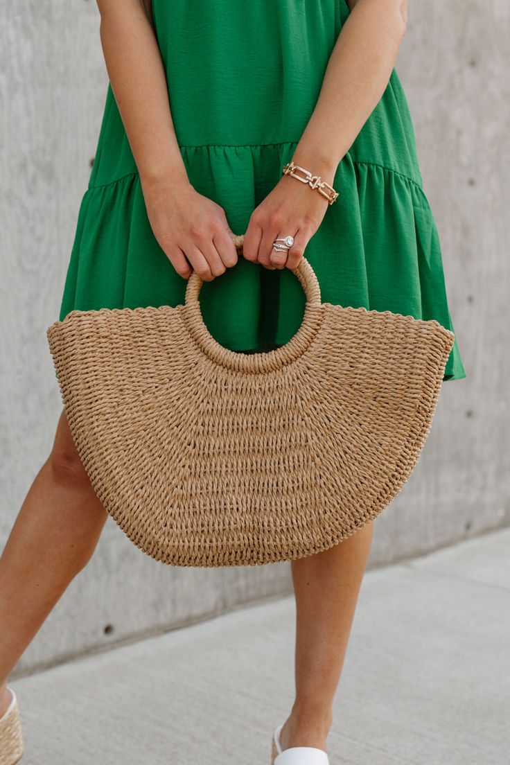 This stylish Day Date Braided Straw Bag is perfect for any occasion. It features a unique braided straw design with a drawstring closure and a comfortable shoulder strap. The spacious interior is perfect for carrying all your essentials, while the exterior pocket provides easy access to your phone or keys. This bag is sure to be a stylish addition to any wardrobe. Colors May Vary Patterns May Vary Summer Straw Bag With Braided Details For Day Out, Summer Braided Bags For Day Out, Summer Braided Bags For A Day Out, Summer Braided Bag For Day Out, Casual Basket Shoulder Bag For Day Out, Casual Straw Beach Bag With Round Handle, Basket Straw Bag With Braided Handles For Day Out, Beige Braided Bags For Day Out, Jute Bags With Braided Handles For Day Out