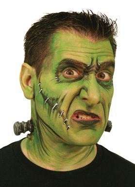 halloween makeup ideas for men | Found on costumekingdom.com Frankenstein Makeup, Halloween Maquillaje, Halloween Makeup Kits, Frankenstein Costume, Halloween Makeup Scary, Frankenstein Halloween, Halloween Makeup Easy, Face Painting Halloween, Halloween Makeup Looks