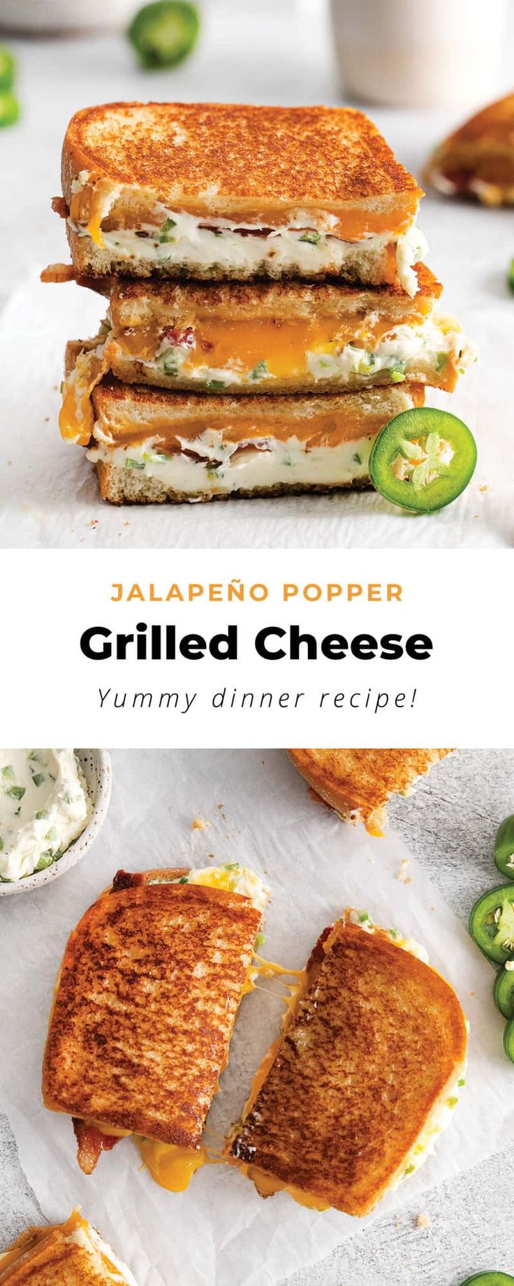 grilled cheese sandwich with jalapeno popper