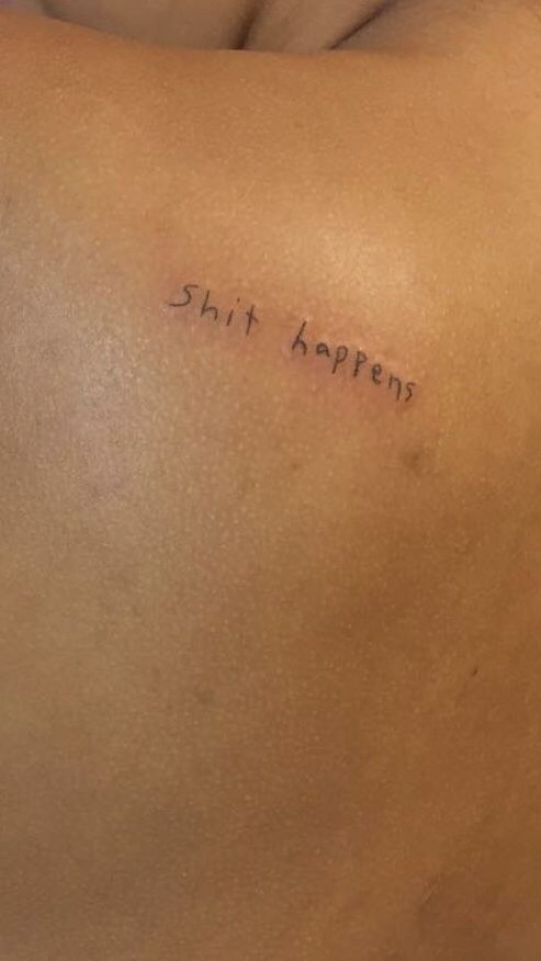 Lifes Too Short Tattoo Ideas, Oh Yes I Can Tattoo, Optimistic Tattoos, Fineline Tattoo Ideas Meaningful, Yolo Tattoos For Women, Cute First Tattoos, Confidence Tattoos For Women, Secret Tattoo Placement, Yolo Tattoos