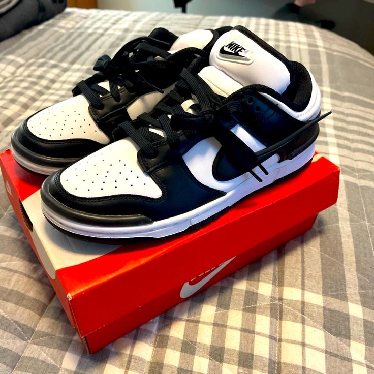 Nib Nike Dunk Low Twist Panda In W10/M8.5. Never Tried On Or Worn. Release Date July 27, 2024 Colorway: Black/Black-White Style Code: Dz2794-001 Any Questions Please Ask (Qr) Sporty Black And White Leather Sneakers, Black And White Sporty Lace-up Skate Shoes, Black And White Lace-up Skate Shoes In Sporty Style, Black And White Lace-up Sporty Skate Shoes, Nike Sporty Sneakers In Black And White, Nike Sporty Black And White Sneakers, Nike Black And White Sporty Sneakers, Nike Sporty Black And White Skate Shoes, Sporty Nike Skate Shoes In Black And White