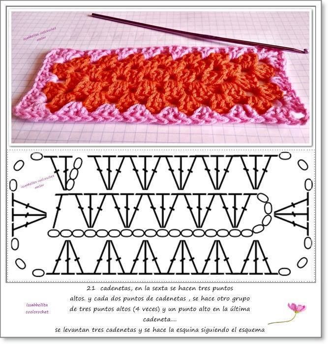 an image of a crochet pattern on the app