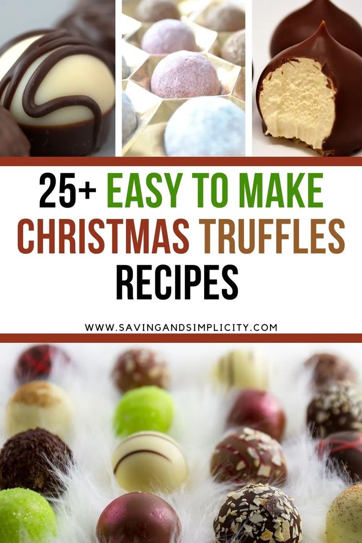 25 easy to make christmas truffles recipes