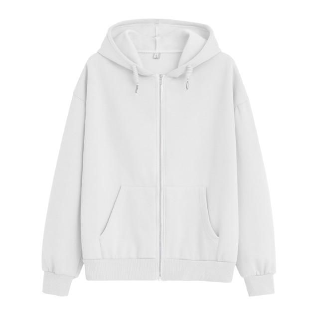 [{ product_title }}- Bobo's House White Zipper Hoodie, Hoodie Green, Zip Up Hoodies, White Jacket, Cycling Outfit, Zipper Hoodie, Zip Sweater, White Hoodie, White Sweaters