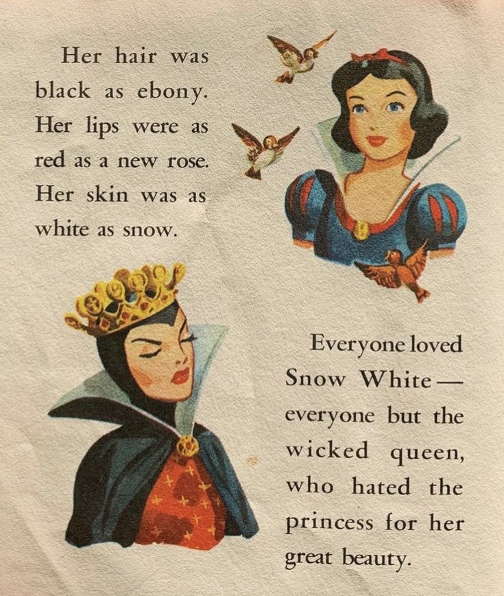 snow white and the seven dwarfs from disney's beauty and the beast, written in spanish