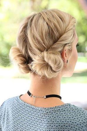 Double Bun Twist Boxer Braids, Work Hairstyles, Long Bob Hairstyles, Penteado Cabelo Curto, Long Bob, First Name, Hair Today, Great Hair, Hair Dos