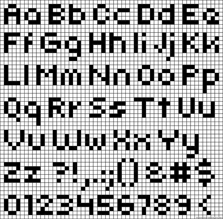 an old fashioned cross stitch pattern with letters and numbers