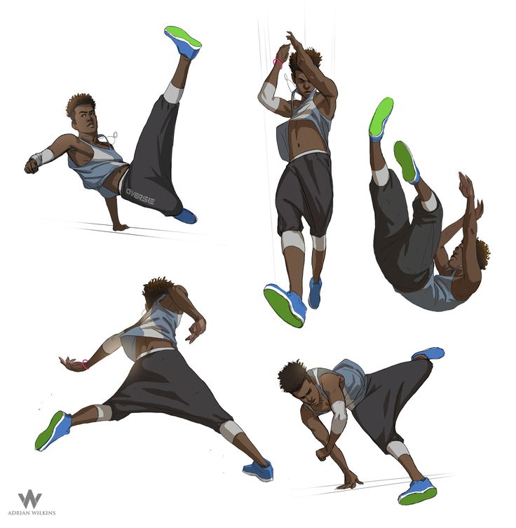 four different poses of a man doing various things with his feet in the air and one holding a frisbee