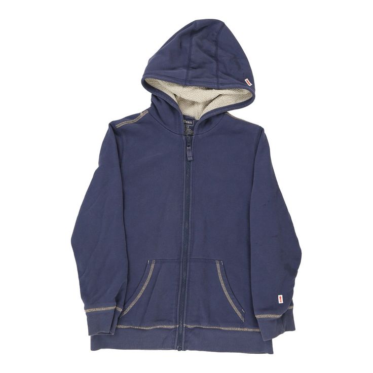 Vintage blue Age 10-12 L.L.Bean Hoodie - girls medium Navy Hooded Jacket With Ribbed Cuffs, Navy Hooded Jacket With Drawstring, Navy Hooded Jacket With Drawstring And Long Sleeves, Blue Hooded Jacket With Drawstring And Long Sleeves, Navy Long Sleeve Hooded Jacket With Drawstring, Blue Long Sleeve Hooded Jacket With Drawstring, Blue Cotton Hooded Jacket With Adjustable Hood, Navy Hoodie With Adjustable Hood, Blue Hooded Top With Double-lined Hood