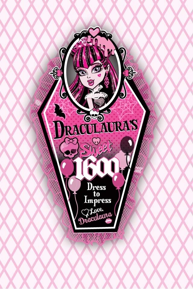 a pink label with an image of a woman's face in the center and words dracula