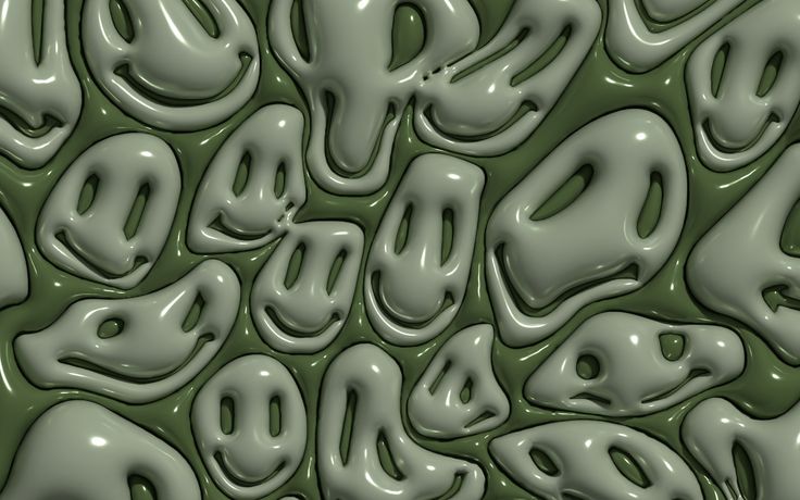 an abstract image of green and white liquid