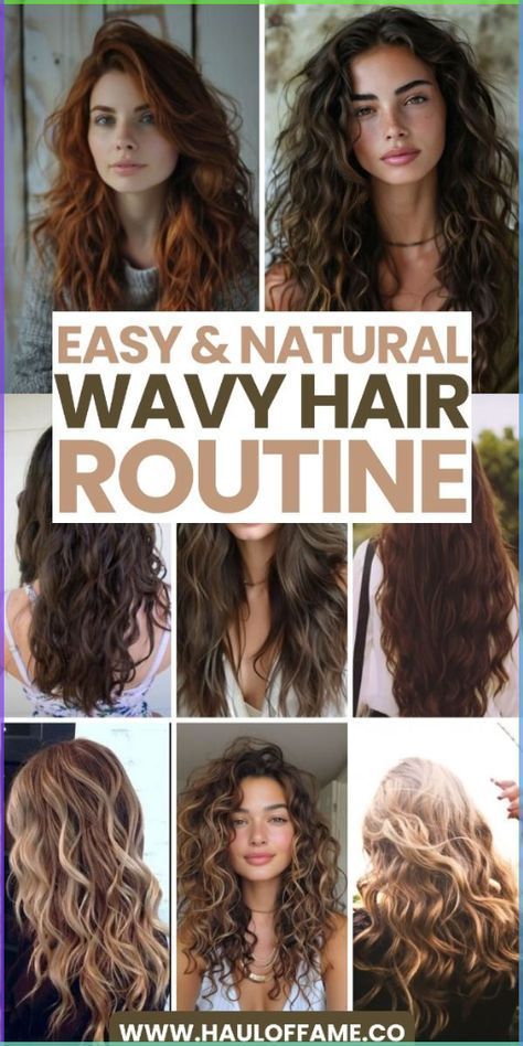 #haircare #tips #tricks #beginner #curlyhair #straighthair #frizzyhair #easyhaircare #DIY #selfcare #easycare #beginnerhaircare #haircaretips #haircarehacks Products For Wavy Hair Natural Curls, How To Style Natural Wavy Hair, Natural Wavy Hair Styles, Styling Wavy Hair Naturally, 2a Wavy Hair Routine, 2b Wavy Hair Routine, Best Products For Wavy Hair, Hair Routine Steps, 2a Hair Routine