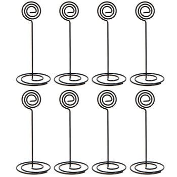 six metal circles and one wire are shown