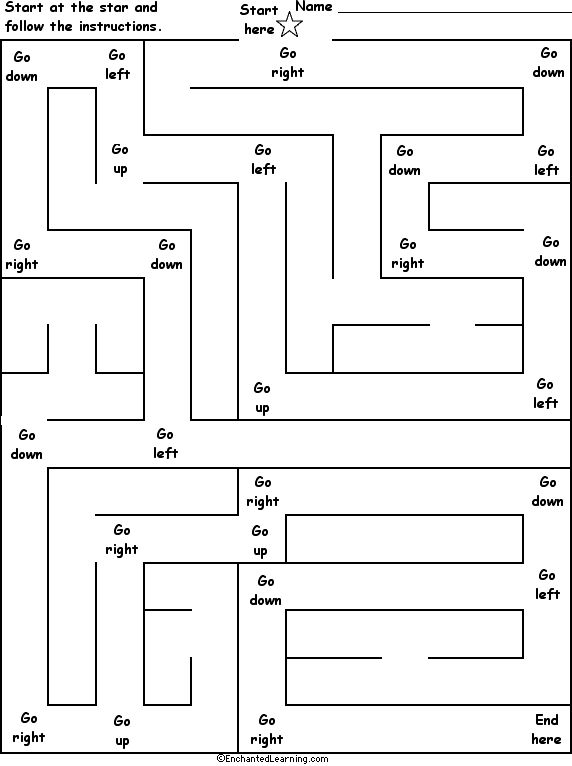 worksheet for reading the lines