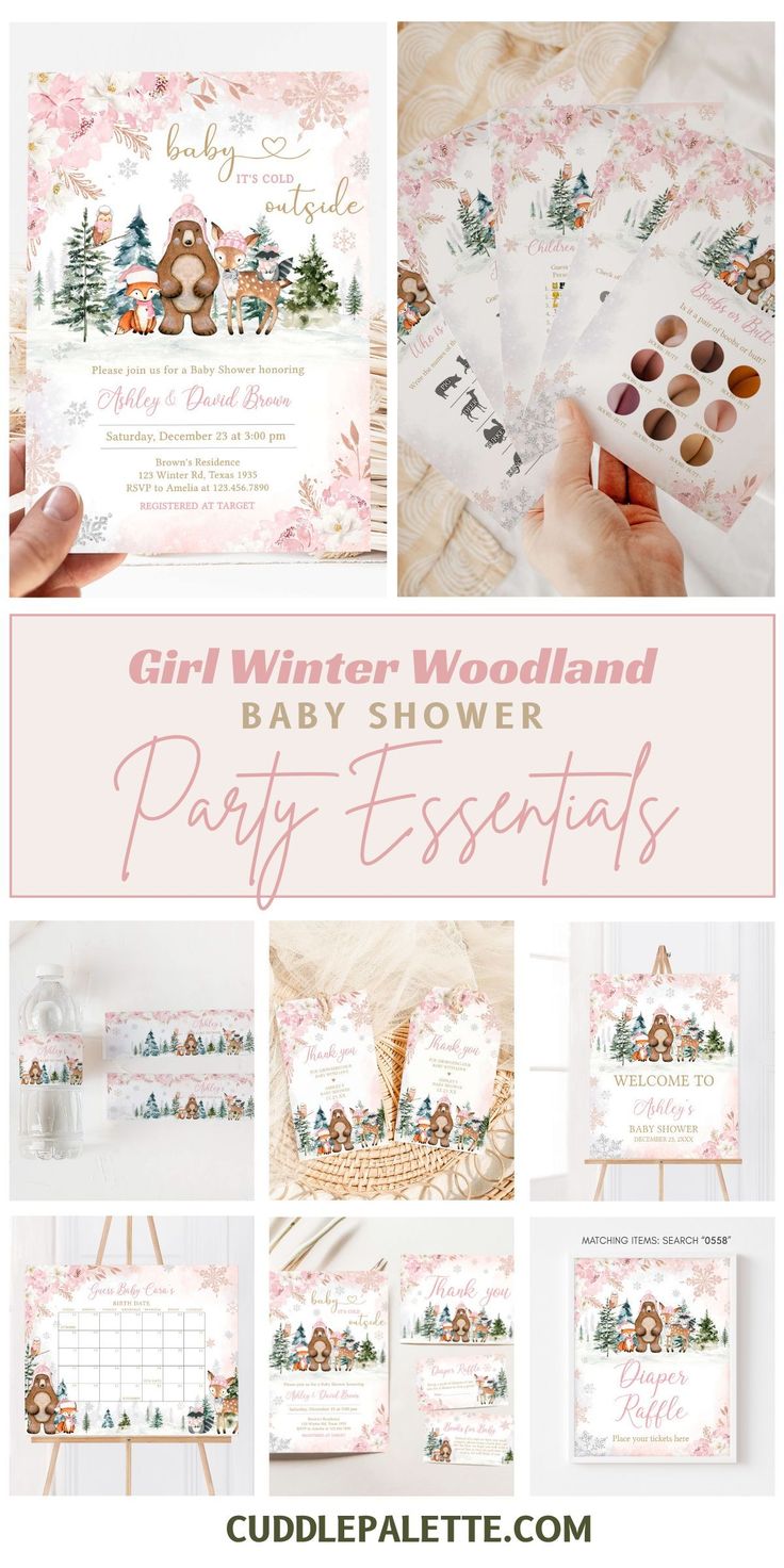 baby shower party essentials for the winter wonderland