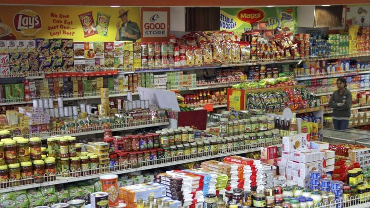 a grocery store filled with lots of food and drinks