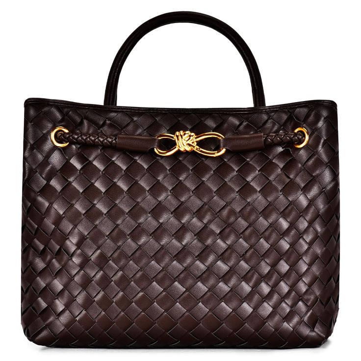 PRICES MAY VARY. Material: High quality synthetic leather, tear resistant polyester lining, durable, finely sewn, not easily deformed, wrinkle free, and easy to clean. Design: Designed with woven pattern elements and high-quality gold accessories, it has a fashionable appearance and is suitable for work, dating, shopping, travel, etc DIMENSIONS: 12.6" x 9.8" x 4.7"(L x W x H), Weight: 1.1lb, Closure:1 shoulder strap, 1 top handle. COMPARTMENT: This stylish purse has plenty of space to take your Stylish Purse, Purse Gift, Small Tote Bag, Handmade Purses, Gold Accessories, Small Tote, Woven Bag, Casual Dinner Outfit, Everyday Bag