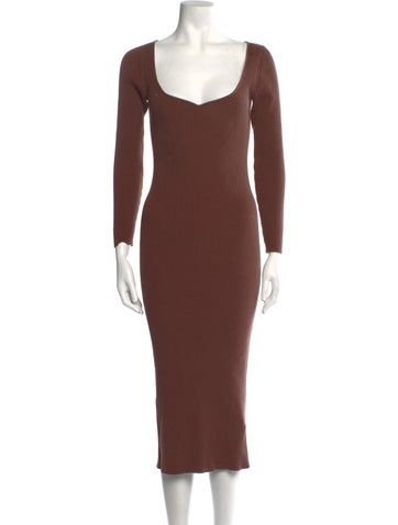 NINETY PERCENT Sheath DressBrownPleated AccentsLong Sleeve with Square NecklineFit:Dresses by NINETY PERCENT typically fit true to size. Fitted Brown Midi Dress, Fitted Brown Sheath Bodycon Dress, Brown Fitted Sheath Bodycon Dress, Elegant Brown Midi Bodycon Dress, Brown Fitted Midi Dress, Elegant Fitted Brown Bodycon Dress, Elegant Brown Fitted Bodycon Dress, Elegant Brown Bodycon Dress, Elegant Brown Bodycon Dress For Date Night