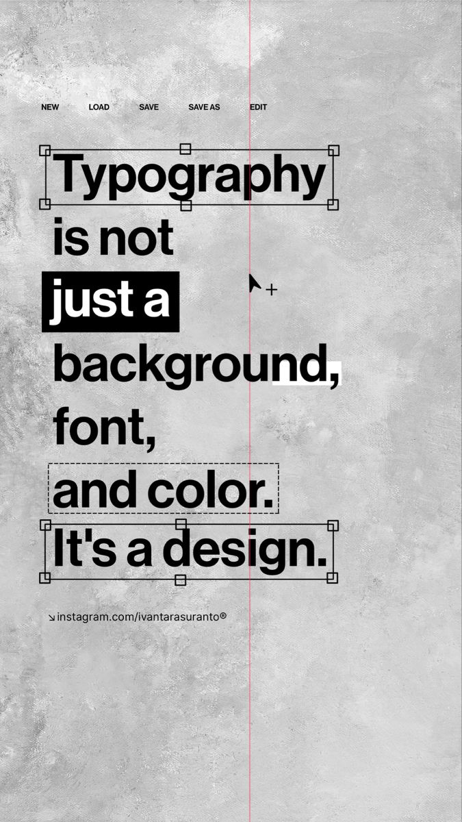 a quote that reads typograph is not just a background, font, and color it's a design