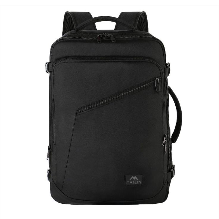 Product Description Big backpack Dimensions: 19.5 x 14 x 6.5/7.5 inches; Item Weight: 2.6 pounds; Normal Capacity: 29L; Expanded Capacity: 39L; Material: Water-resistent polyester fabric; Large luggage big backpack is spacious to hold belongings and essentials for a one-week trip. And its decent size makes it perfect to bring as a carry-on luggage on the airplane.It's specifically designed with multiple carrying options as BIG BACKPACK, SUITCASE and BRIEFCASE style. Multiple organized pockets an