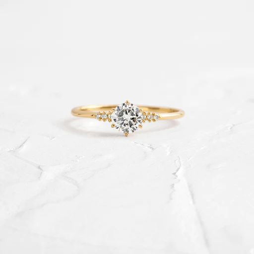 Designer Diamond Engagement Ring Collection | Melanie Casey Fine Jewelry – translation missing: en.general.meta.page Simple Low Profile Engagement Rings, Handcrafted Engagement Ring, Melanie Casey, Cute Engagement Rings, Basket Setting, Simple Engagement Rings, Twisted Band, Wedding Engagement Rings, Getting Hitched