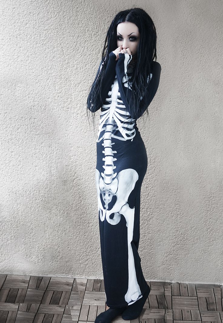 Killstar Outfit, Skeleton Clothes, Gothic Skeleton, Shotting Photo, Gothic Clothes, Goth Beauty, Gothic Beauty, Gothic Girls